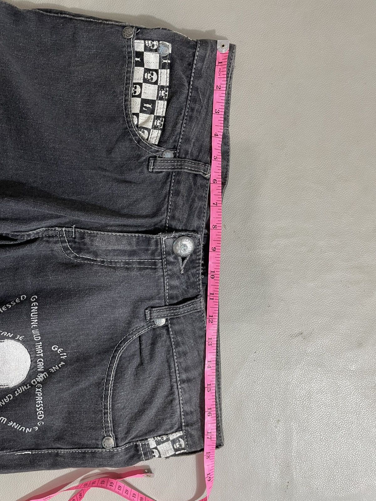 Wildlife Gothic jeans skull washed ifsix lgb kmrii style