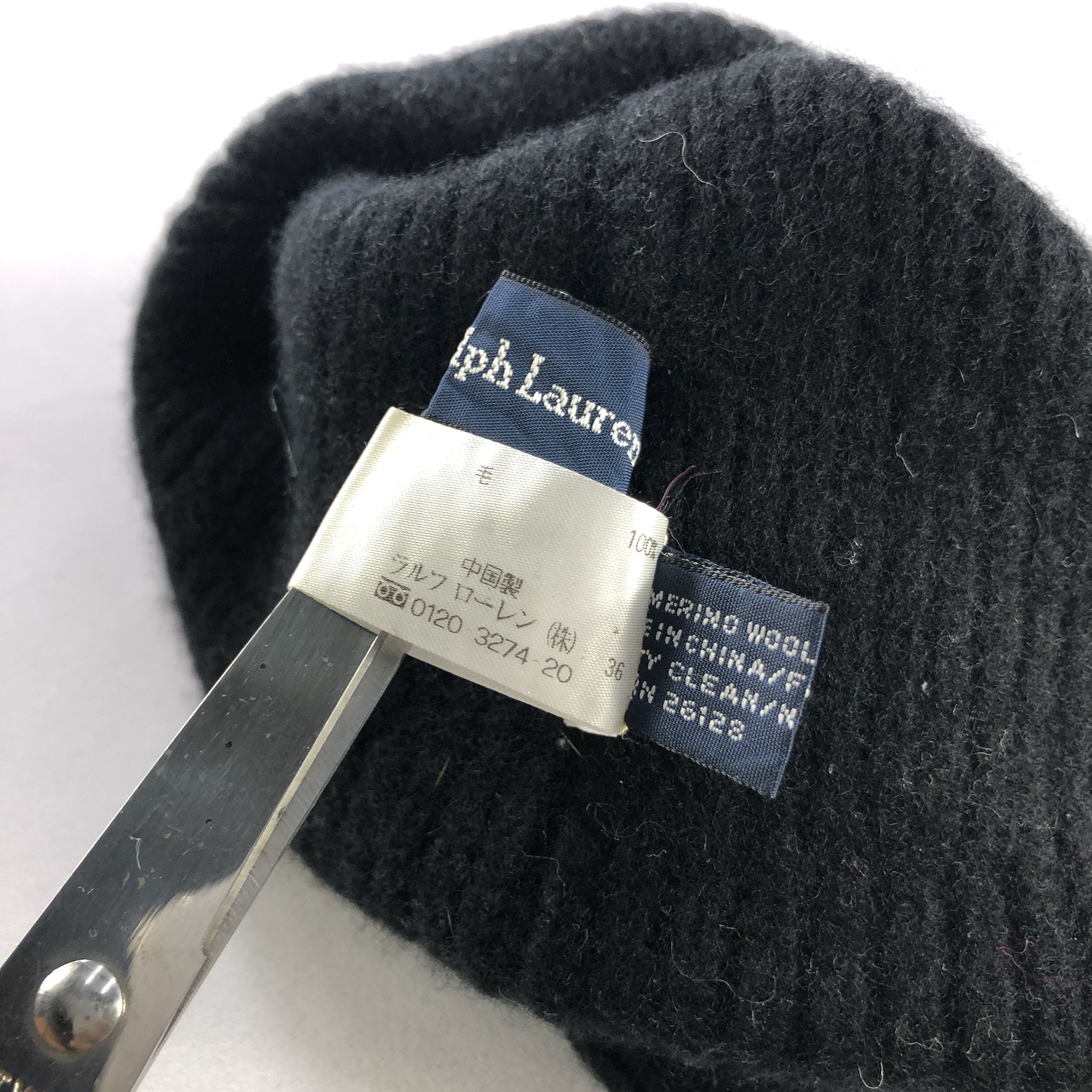 Polo Ralph Lauren Polo Ralph Lauren Fisherman Wool Knit Beanie Snowcap B1071 Size ONE SIZE - 6 Thumbnail