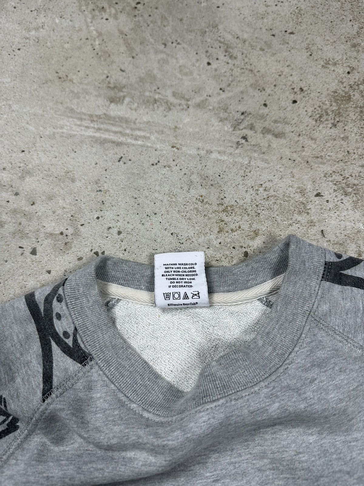 Billionaire Boys Club Billionaire Boys Club Grey Crewneck Multilogo Sweatshirt Size US M / EU 48-50 / 2 - 8 Thumbnail