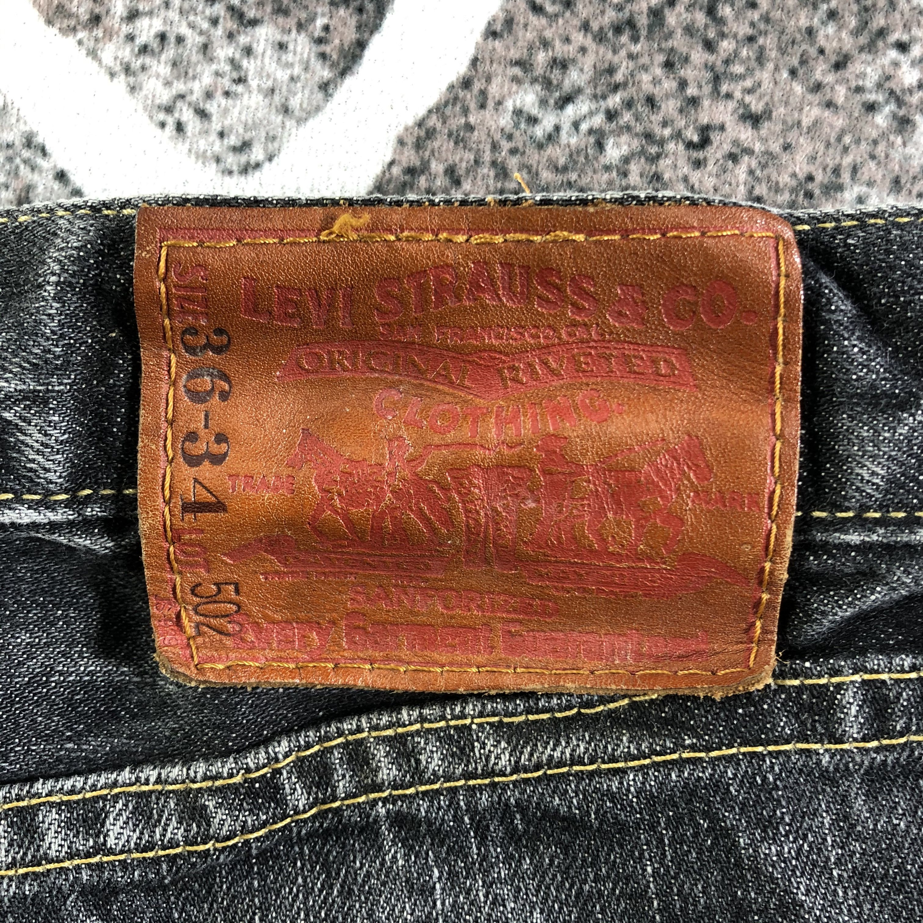 Levi's Vintage Levis 502 Jeans Medium Wash Denim KJ2308 Size US 34 / EU 50 - 5 Thumbnail