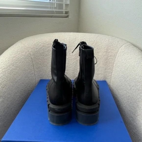 Robert Clergerie Clergerie Gotty Leather Lug-Sole Combat Boot Size US 8 / IT 38 - 3 Thumbnail
