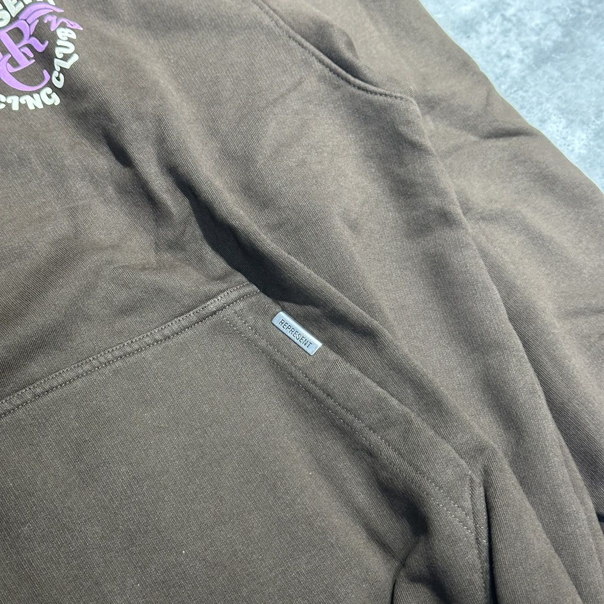 Represent Clo. Represent Racing Club Hoodie - Vintage Brown Size US XXL / EU 58 / 5 - 5 Thumbnail