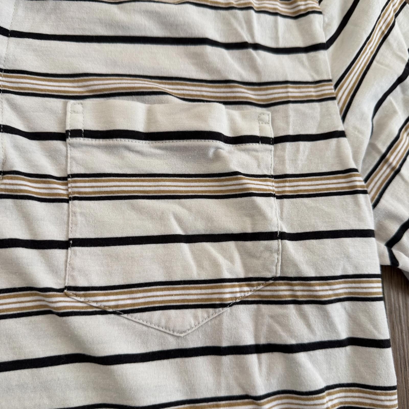 Puritan Vintage 90s Puritan Striped Polo Pocket Shirt Size US M / EU 48-50 / 2 - 3 Thumbnail