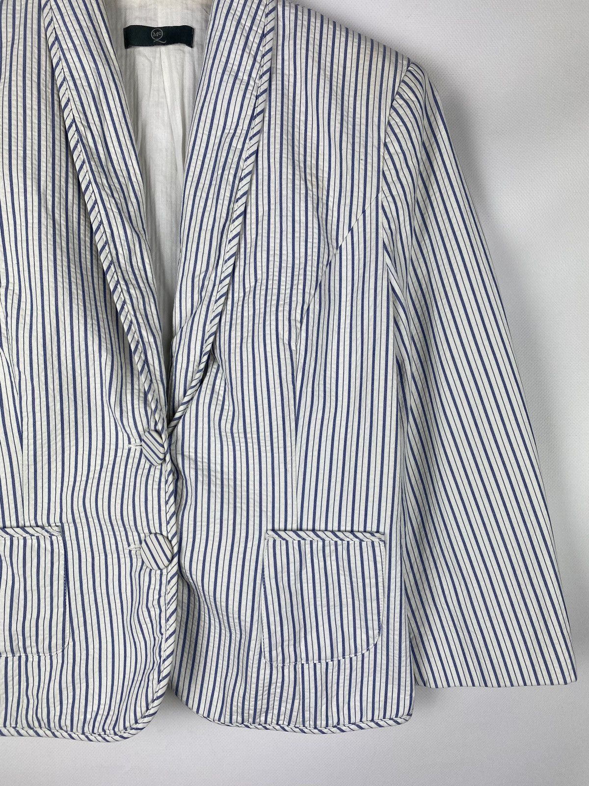 Alexander McQueen × MCQ Mcq Alexander McQueen ladies striped blazer jacket size 44 Size M / US 6-8 / IT 42-44 - 6 Thumbnail