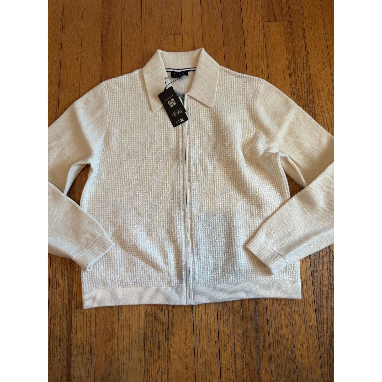 Ted Baker Ted Baker Mens Full Zip Collared Fenrys Sweater Small NWT Size US S / EU 44-46 / 1 - 5 Thumbnail