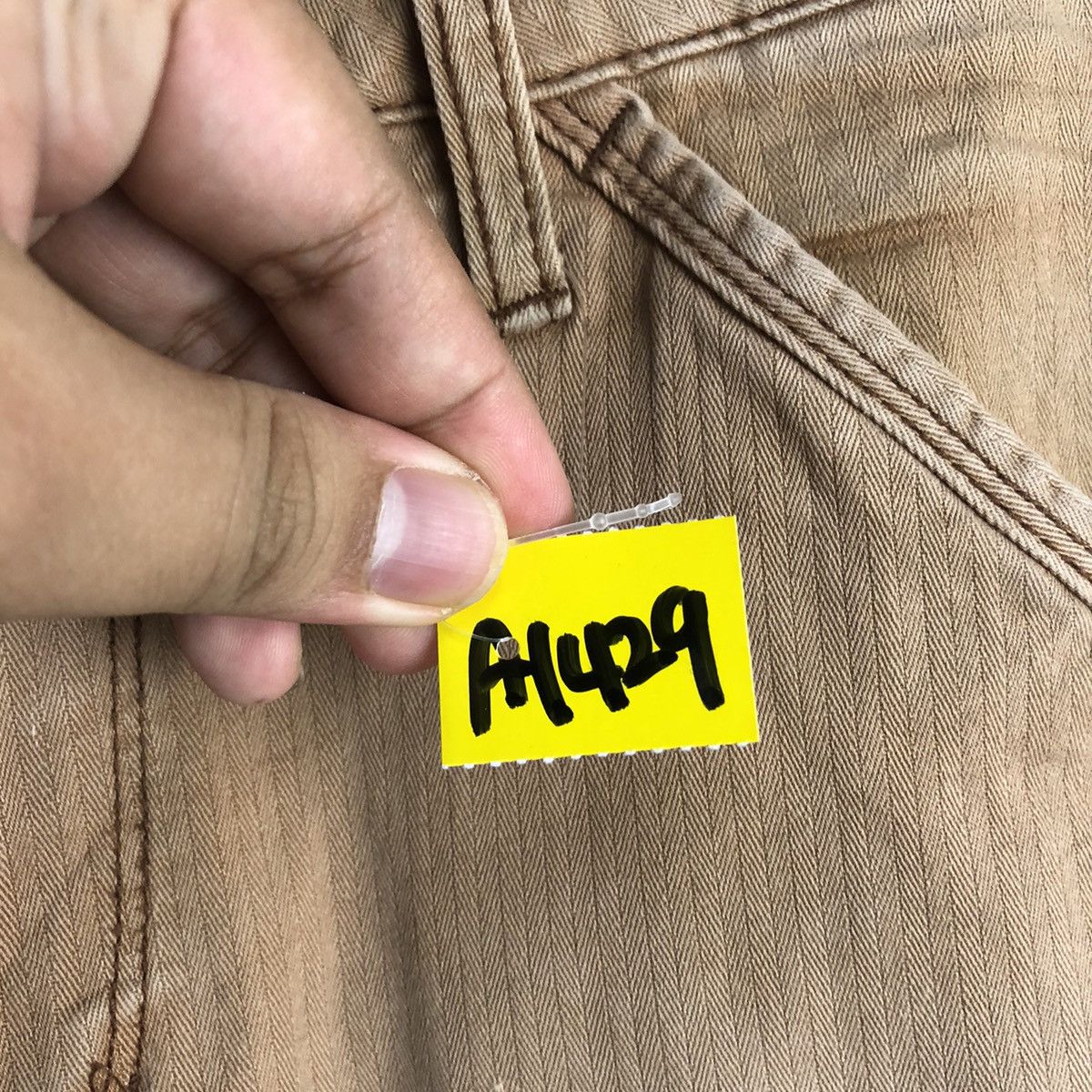Japanese Brand Iz Frontier Brown Cargo Multipocket Pants #A1429 Size US 30 / EU 46 - 13 Thumbnail