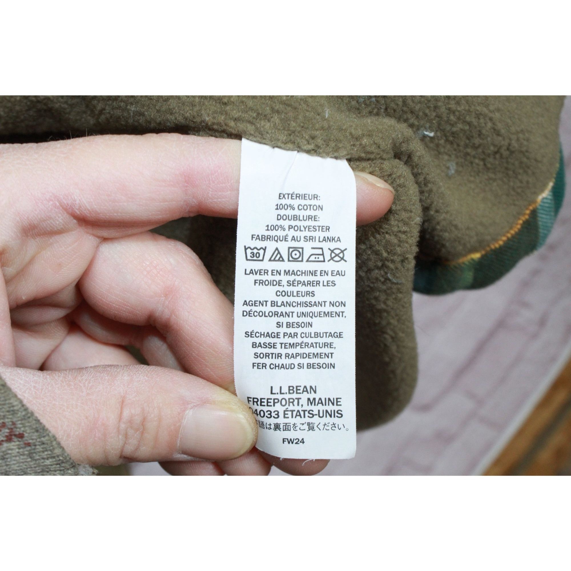 L.L. Bean LL Bean Men's Fleece Lined Flannel Shirt Traditional Fit XXL Size US XXL / EU 58 / 5 - 10 Thumbnail