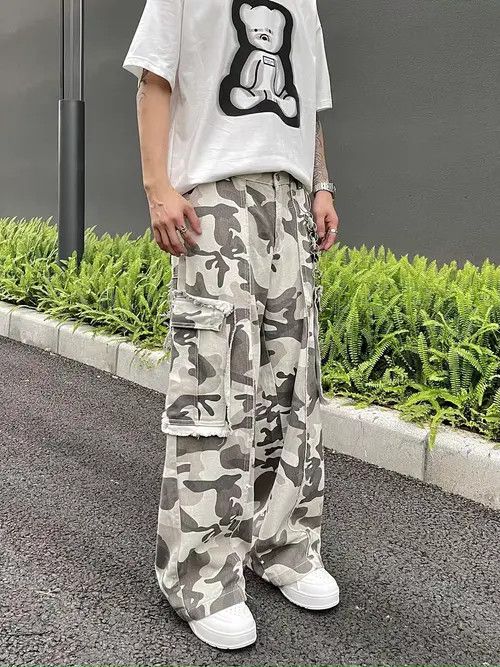 Japanese Brand HarunCamouflage High Street Vintage Loose Casual Pants Size US 32 / EU 48 - 7 Thumbnail
