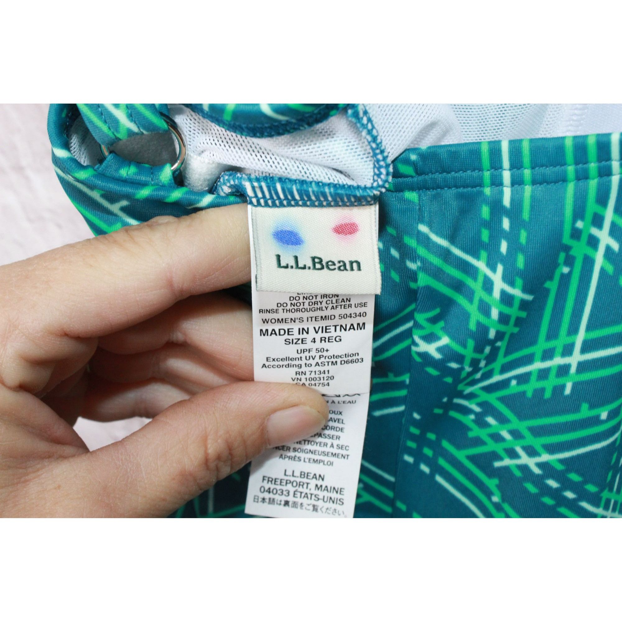L.L. Bean LL Bean Women's Swimwear Squareneck Tankini Top Size S / US 4 / IT 40 - 7 Thumbnail