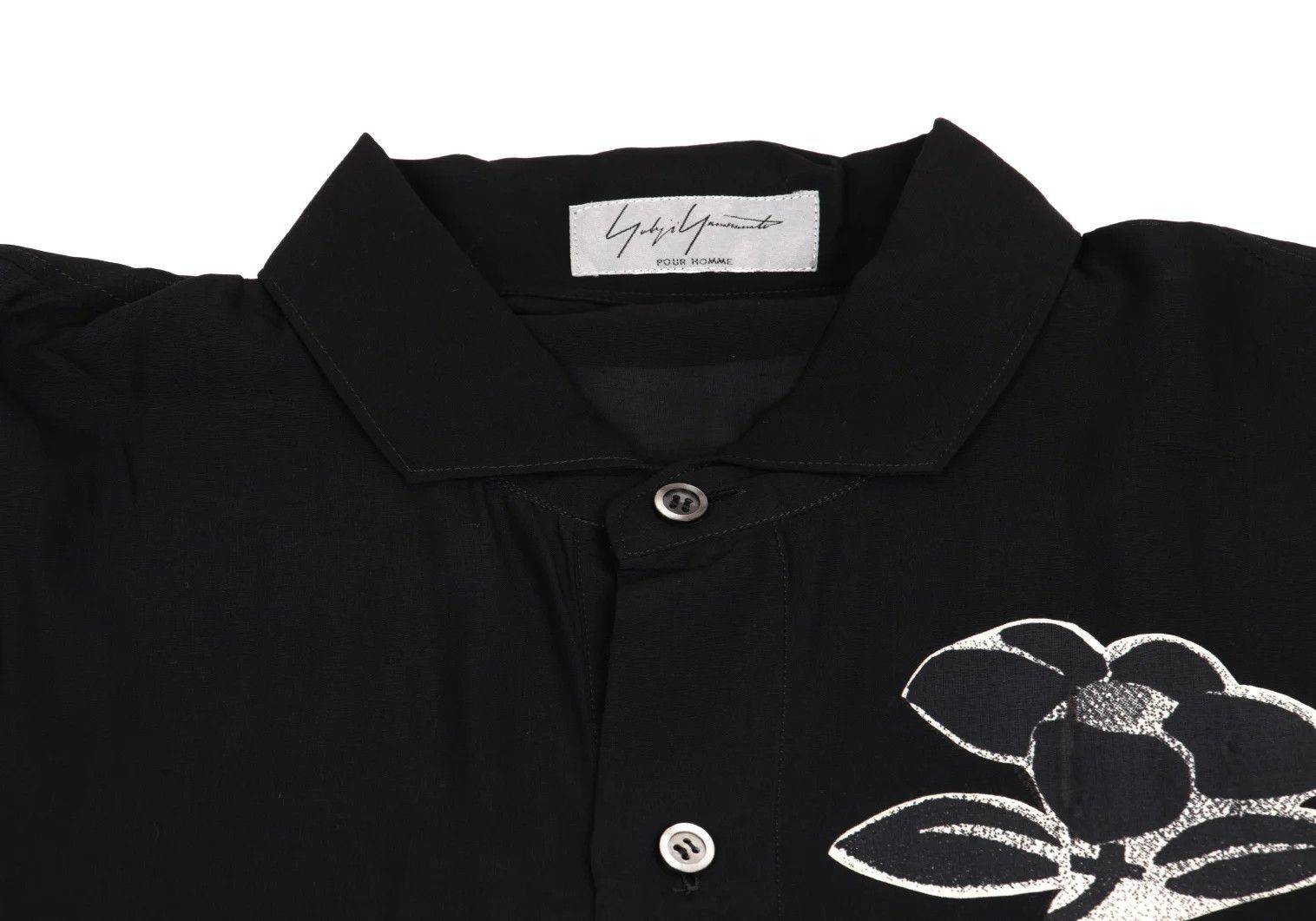 Yohji Yamamoto Yohji Yamamoto Floral Print Long Shirt Size US M / EU 48-50 / 2 - 3 Thumbnail