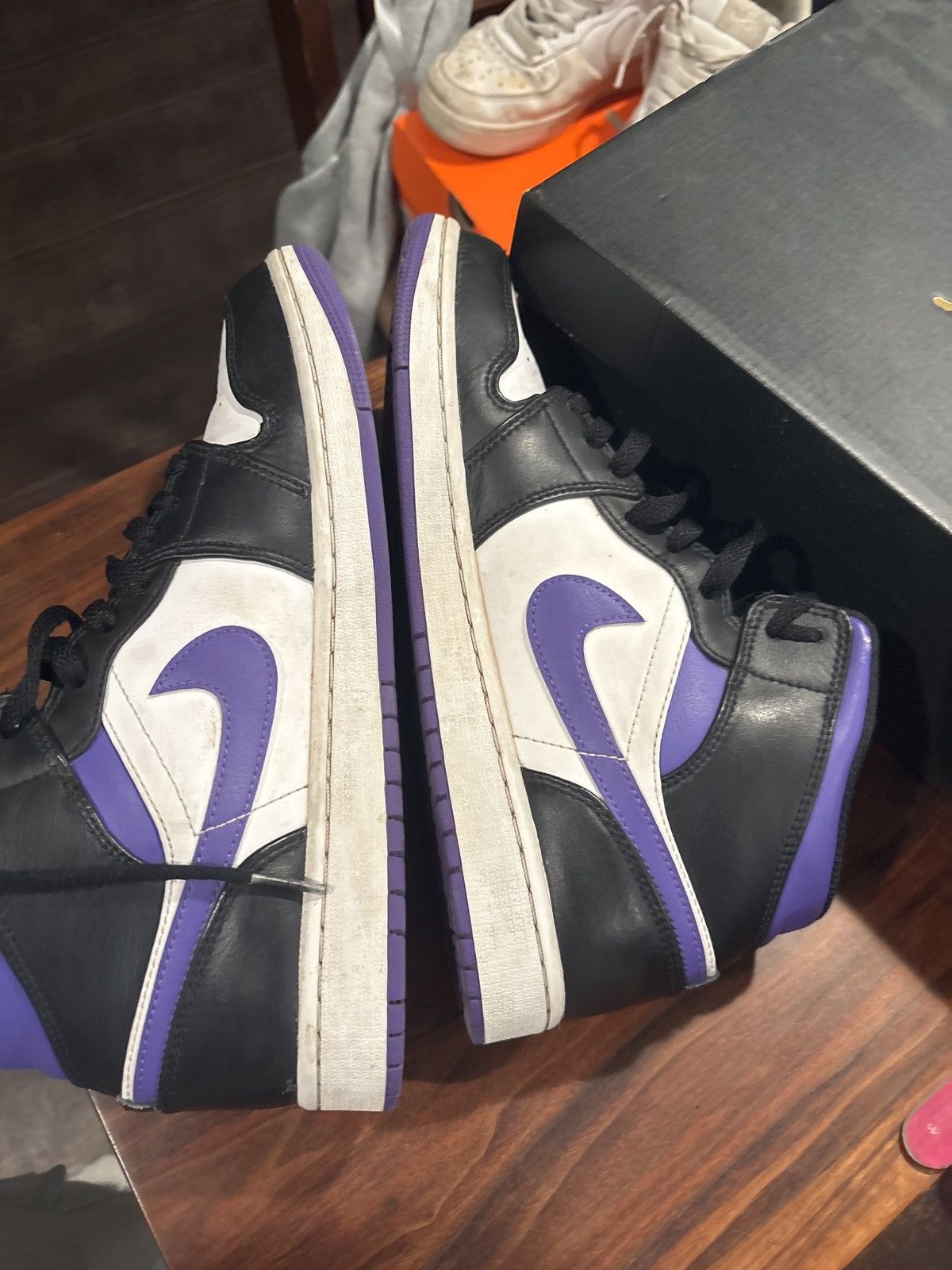 Jordan Brand Jordan 1 mid Dark iris Size US 9 / EU 42 - 4 Thumbnail