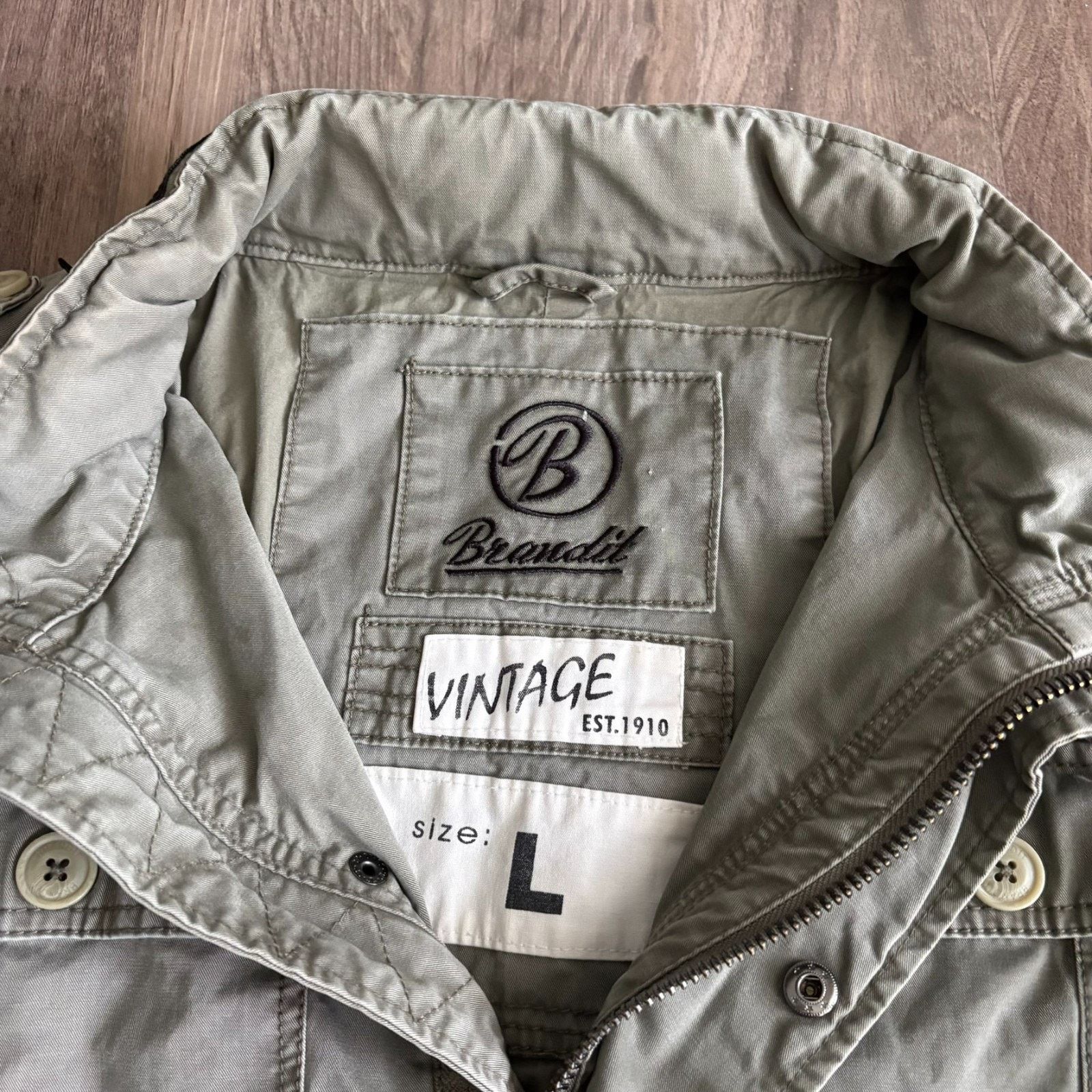 Brandit Brandit M-65 Premium Field Army Jacket Men's Size L Vintage Size US L / EU 52-54 / 3 - 3 Thumbnail