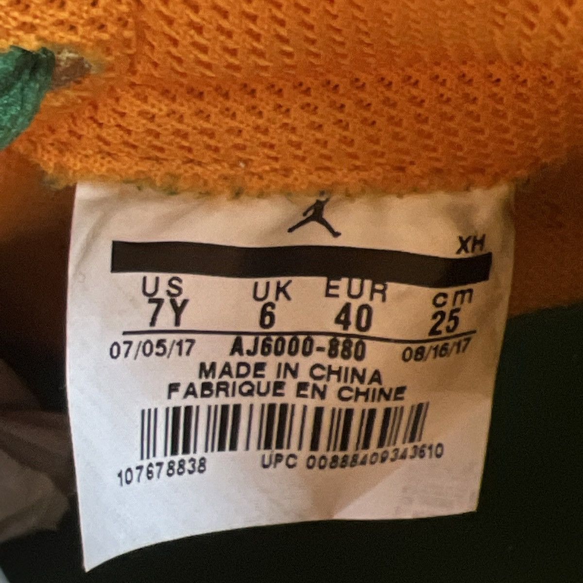 Nike Air Jordan 1 high orange peel Size US 7 / EU 40 - 9 Thumbnail
