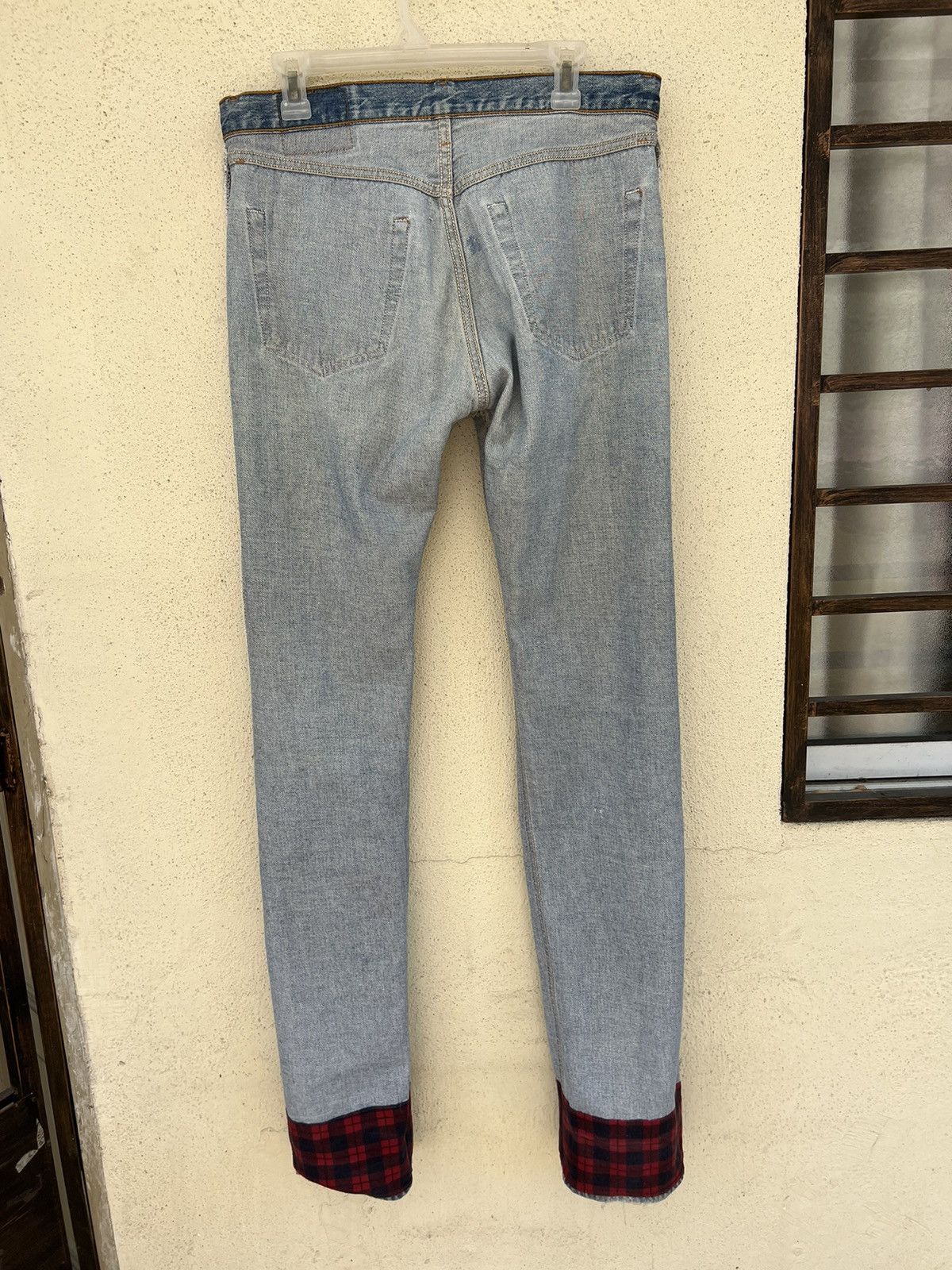 Levi's Vintage Levi's 501 Jeans Ripped Distressed Patchwork Denim Size US 33 - 23 Thumbnail