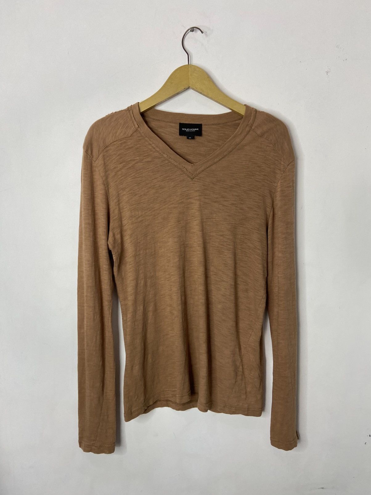Wooyoungmi Wooyoungmi 2012 Slub Cotton V Neck Longsleeve Size US M / EU 48-50 / 2 - 8 Thumbnail