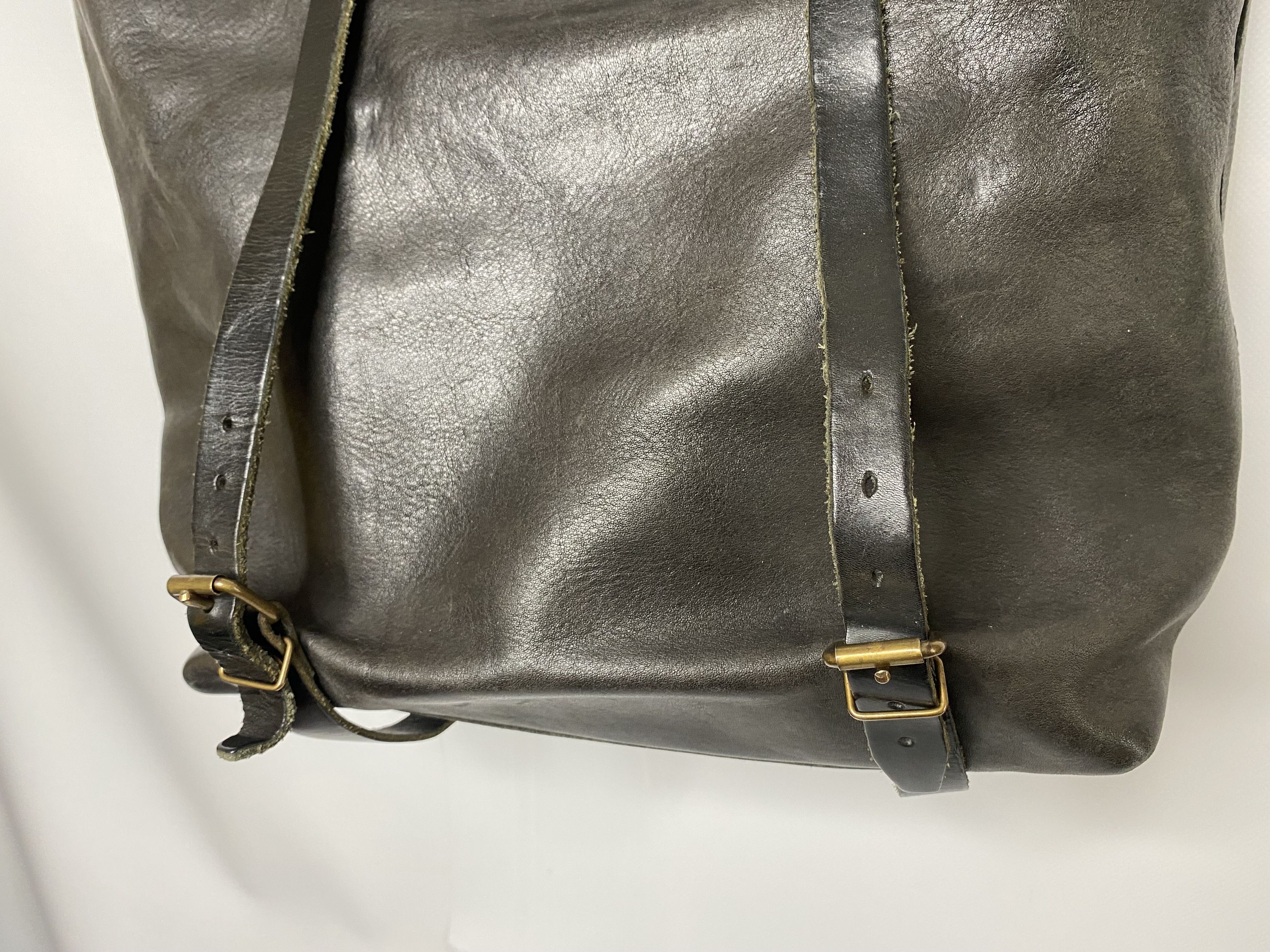 Bleu de Chauffe × Leather × Vintage BLEU DE CHAUFFE LEATHER TOOL BAG BLACK Size ONE SIZE - 5 Thumbnail