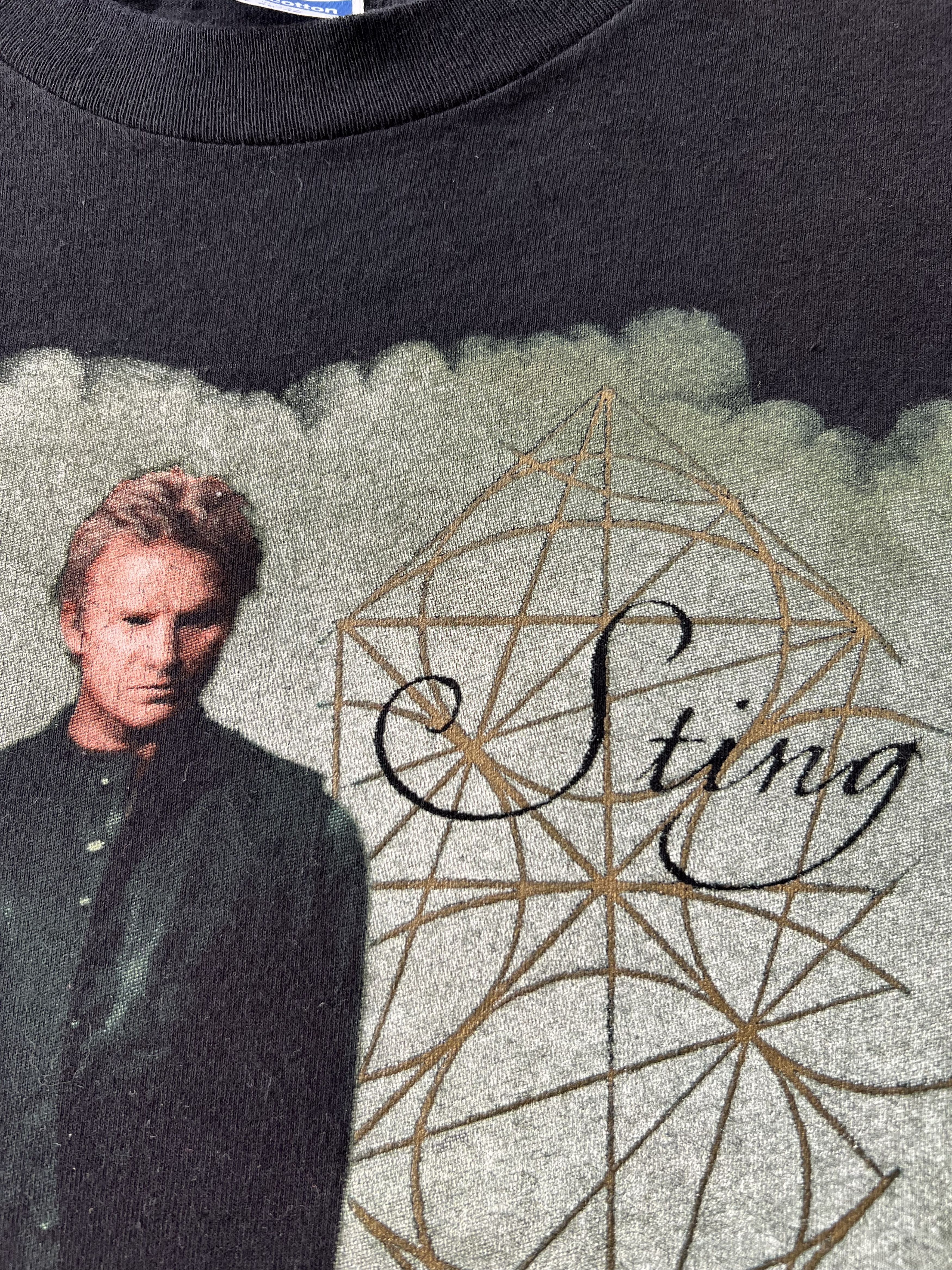 Band Tees Vintage 1991 Sting The Soul Cages Tour Black T-shirt Size US XL / EU 56 / 4 - 4 Thumbnail