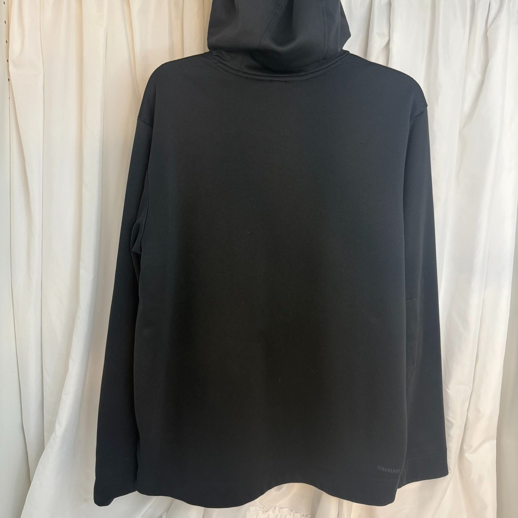 Adidas Adidas Black Pullover Hoodie Sweatshirt Mens Large Kangaroo Size US L / EU 52-54 / 3 - 7 Thumbnail