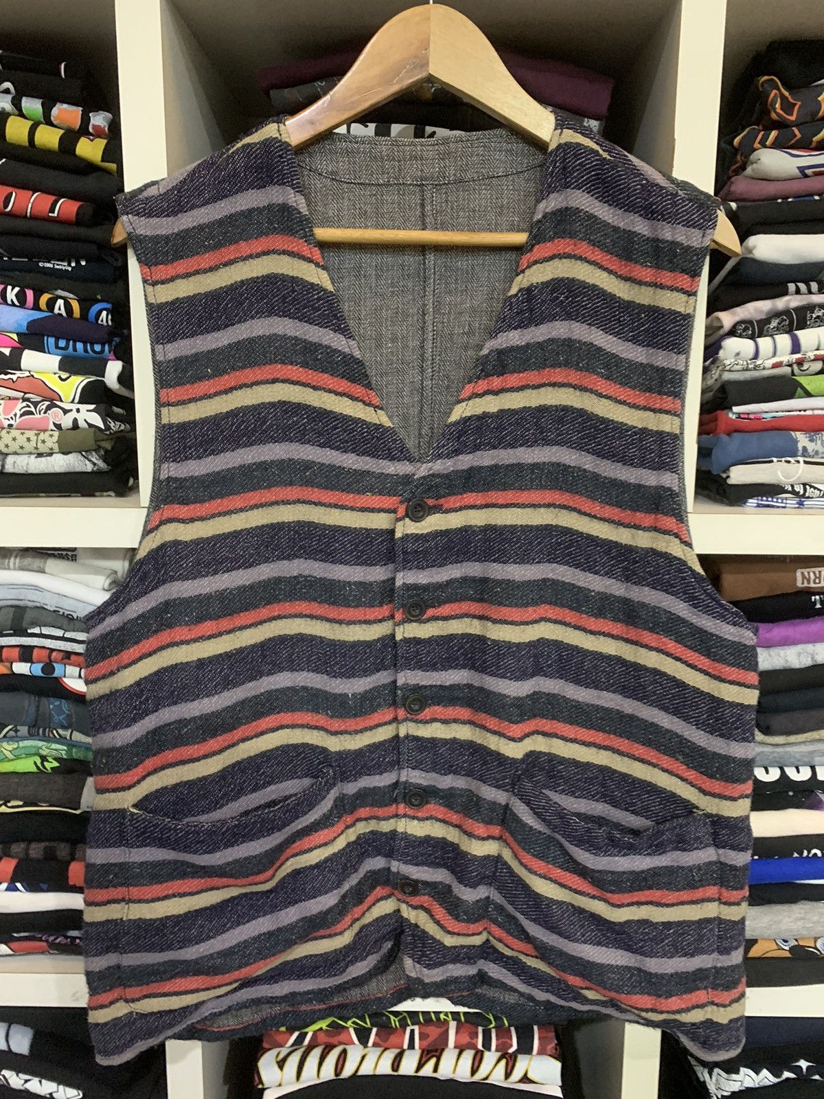 Global Work × Japanese Brand Global Work Vest Size US XL / EU 56 / 4 - 2 Thumbnail