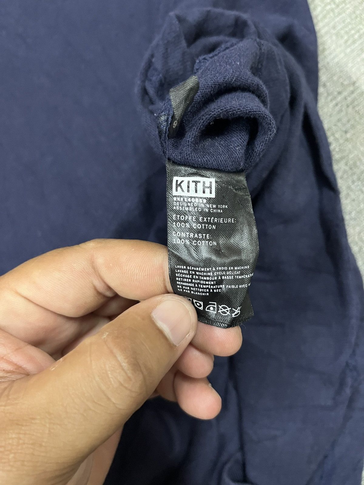 Kith Kith longsleeve t shirt navy blue Size US XL / EU 56 / 4 - 19 Thumbnail