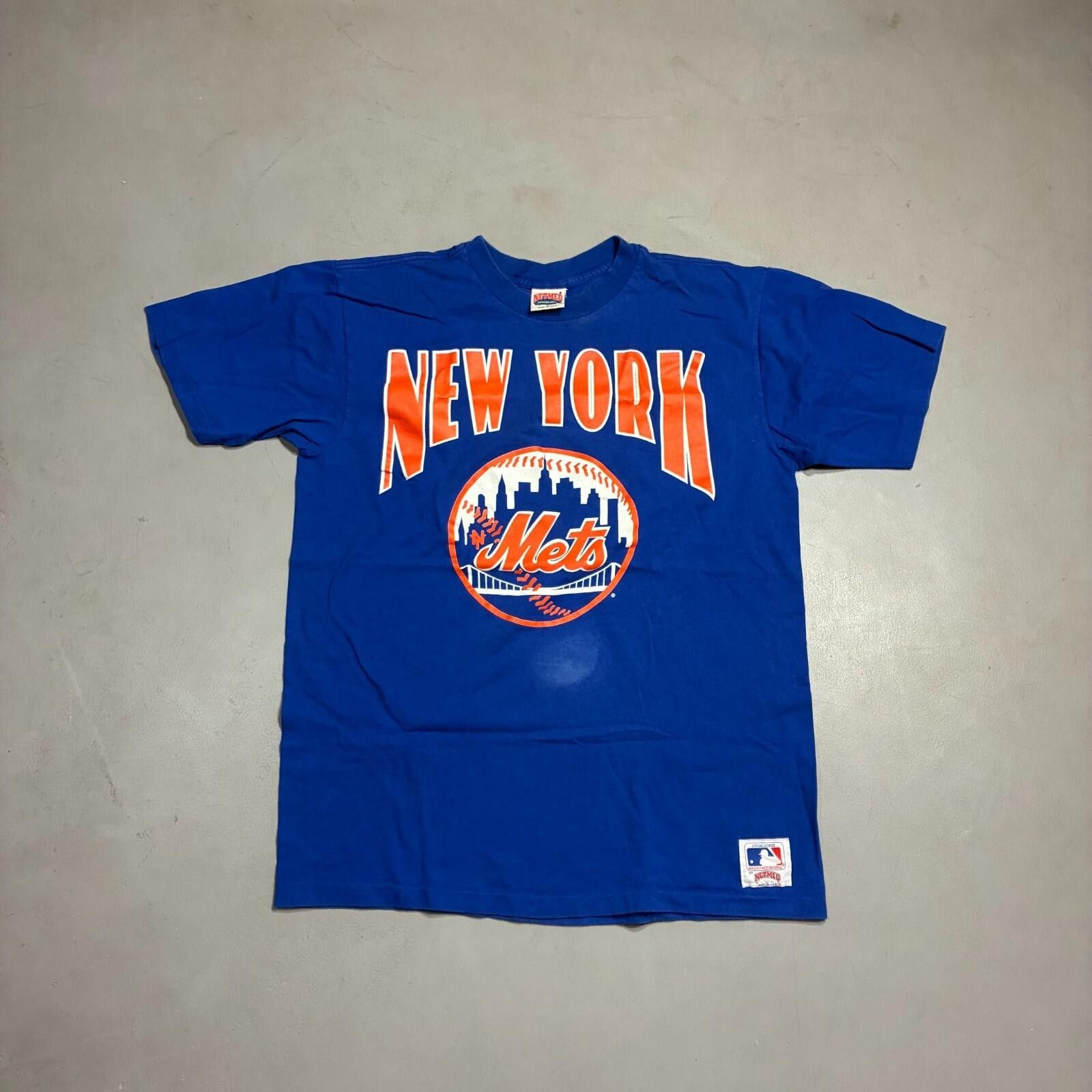 Nutmeg vtg new york mets nutmeg mlb tee made in usa 80s Size ONE SIZE - 1 Thumbnail