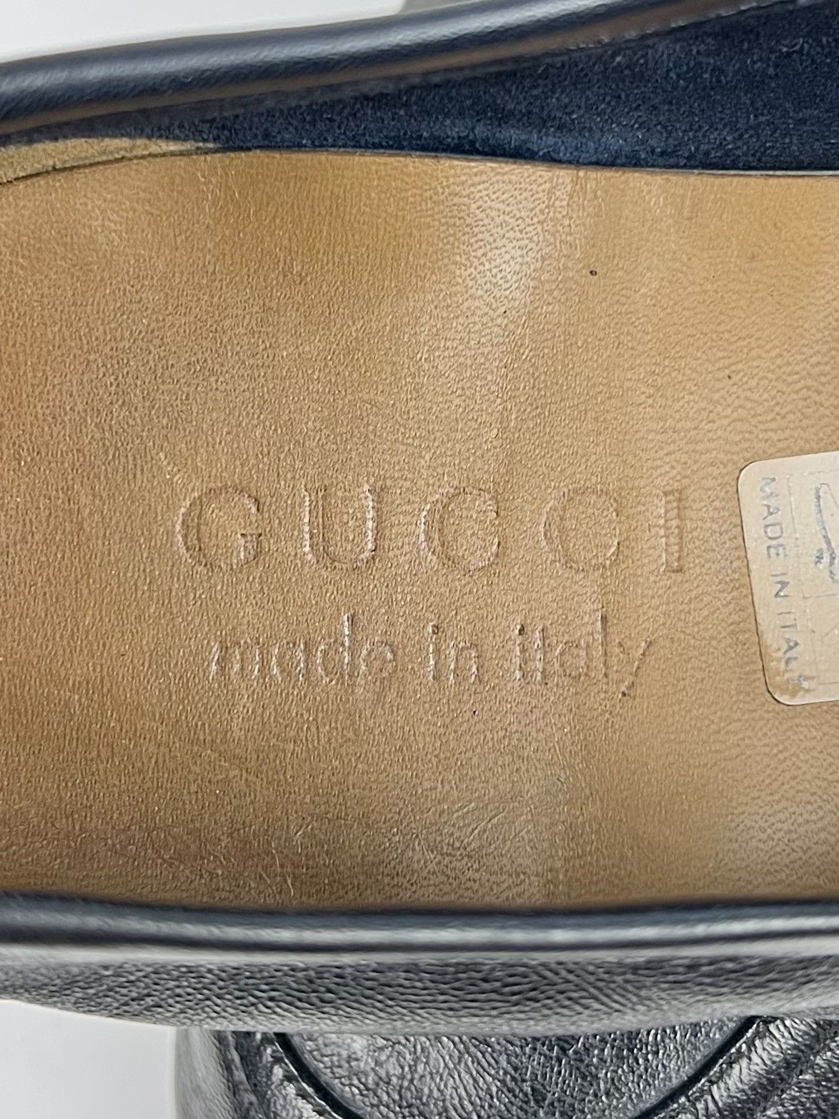 Gucci GUCCI Loafers Nappa Leather Soft Shoes GG Embossed Logo Mens Size US 7.5 / EU 40-41 - 17 Thumbnail