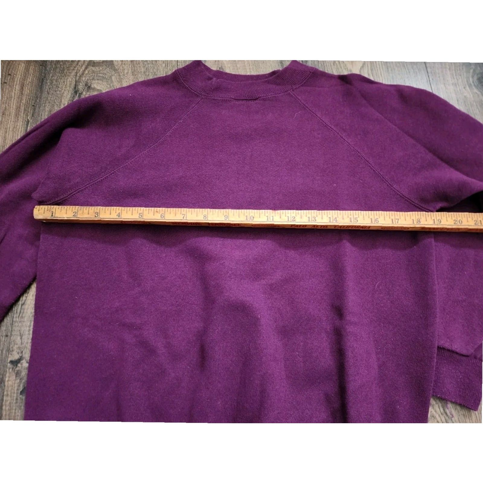 Hanes VINTAGE 90s Hanes Her Way Womens Purple Crewneck Raglan Sweatshirt Long Sleeve S Size S / US 4 / IT 40 - 3 Thumbnail