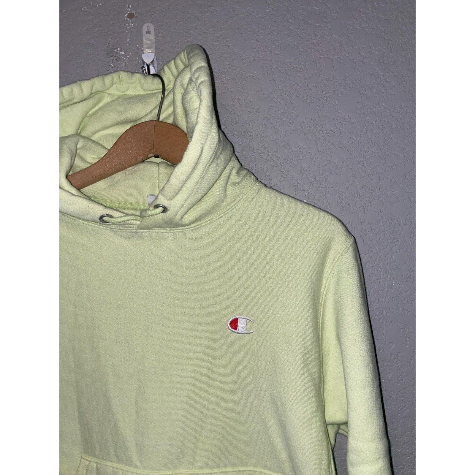 Champion Champion Reverse Weave Yellow Hoodie Pullover Jacket S Small Size US S / EU 44-46 / 1 - 2 Thumbnail