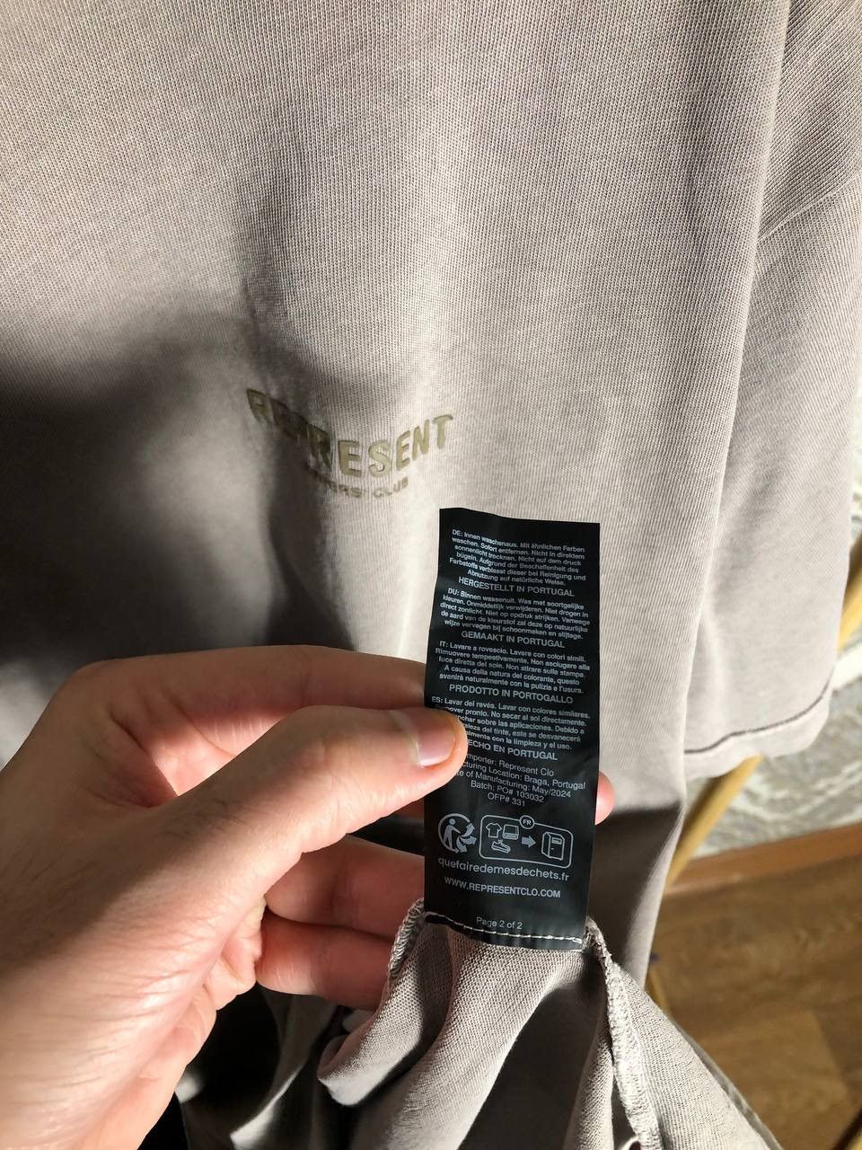 Represent Clo. VINTAGE REPRESENT OWNERS CLUB DOUBLE PRINTED CASUAL Y2K 90s Size US XL / EU 56 / 4 - 9 Thumbnail