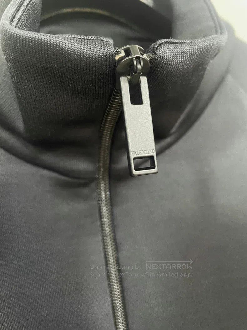 Valentino Valentino Black and blue color-blocked stand-up collar jac Size US M / EU 48-50 / 2 - 4 Thumbnail