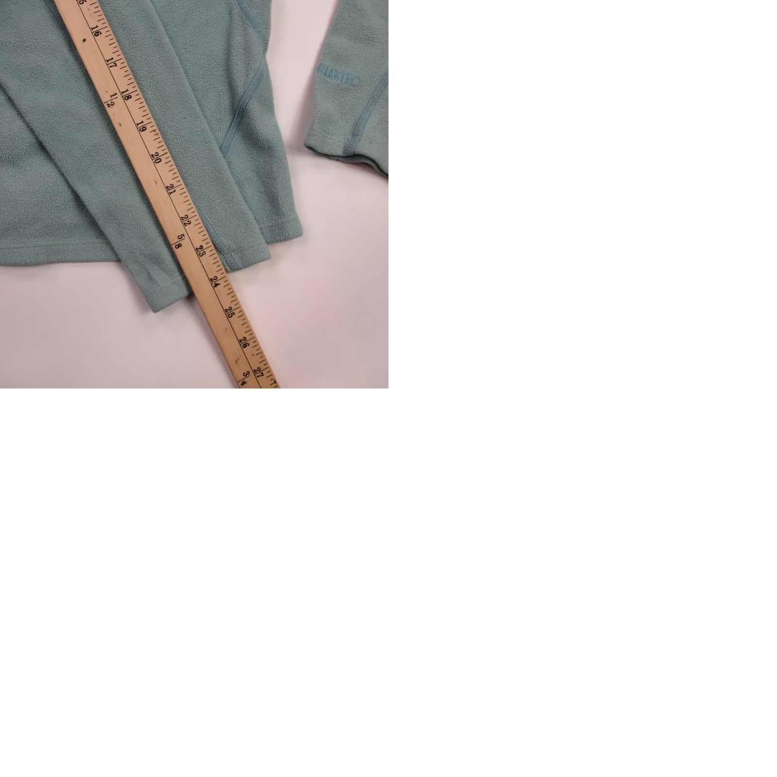 Mountain Hardwear Mountain Hardwear Sweater Womens Medium Long Sleeve High Neck 1/4 Zip Green Pullover Casual Regular Knit Fleece Size M / US 6-8 / IT 42-44 - 9 Thumbnail