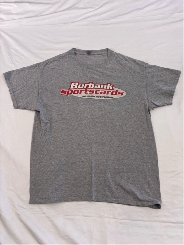 Gildan Men's Gildan T-shirt XL Gray Burbank Sportscards Size US XL / EU 56 / 4 - 1 Thumbnail