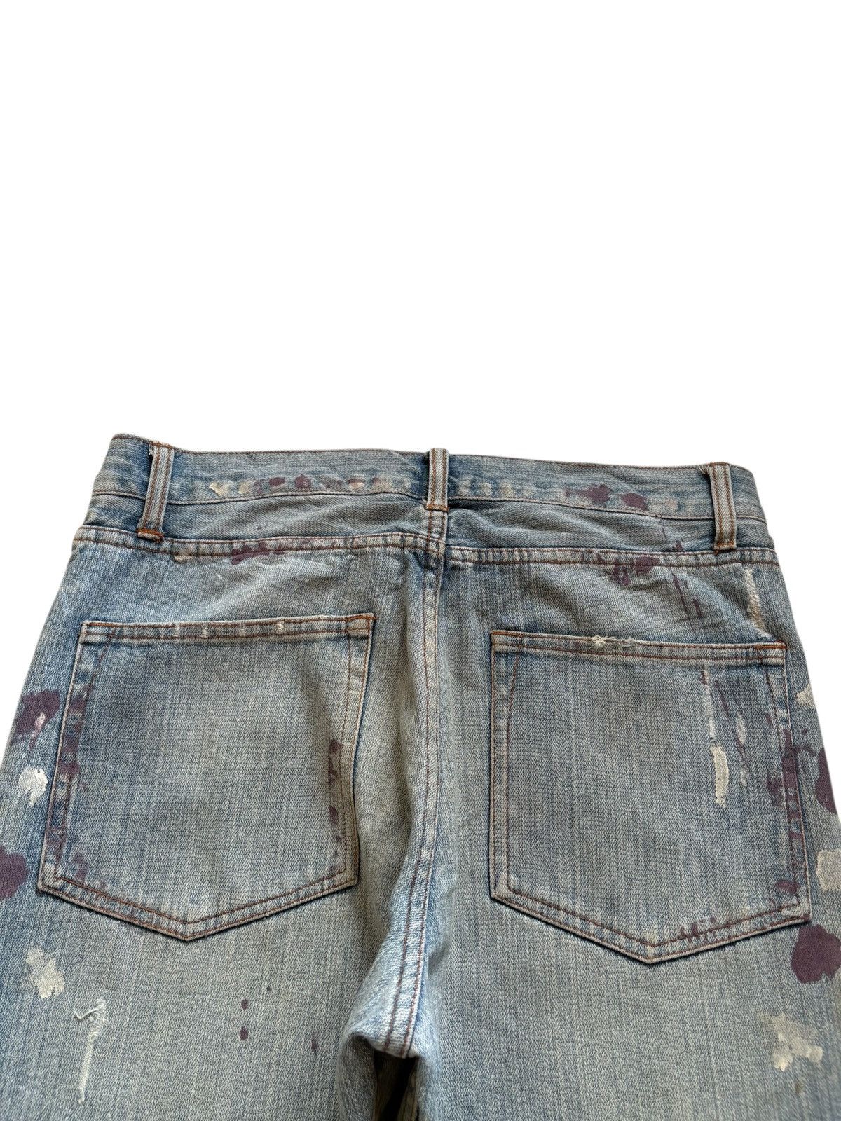 Levi's Vintage 80s Levis 501 Selvedge Mud Wash Jeans Button 524 Size US 32 / EU 48 - 4 Thumbnail