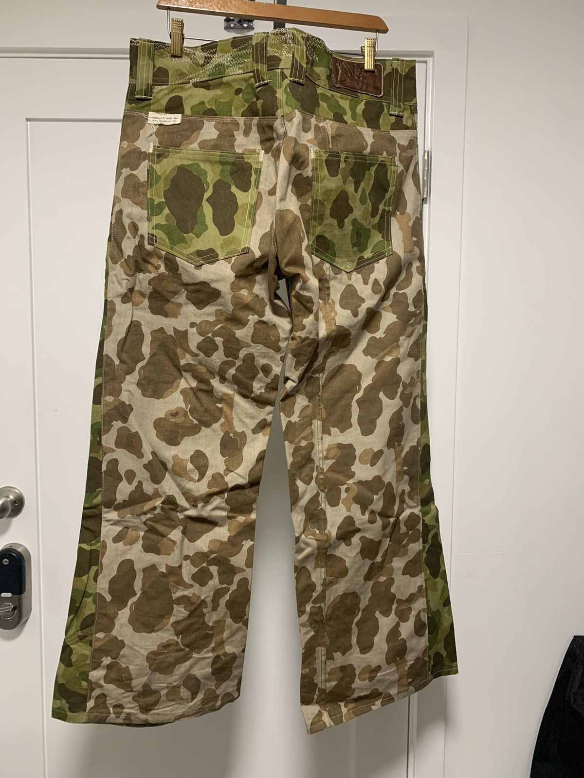 Vintage Bizzrad Camo Flare Pants Size US 36 / EU 52 - 2 Thumbnail