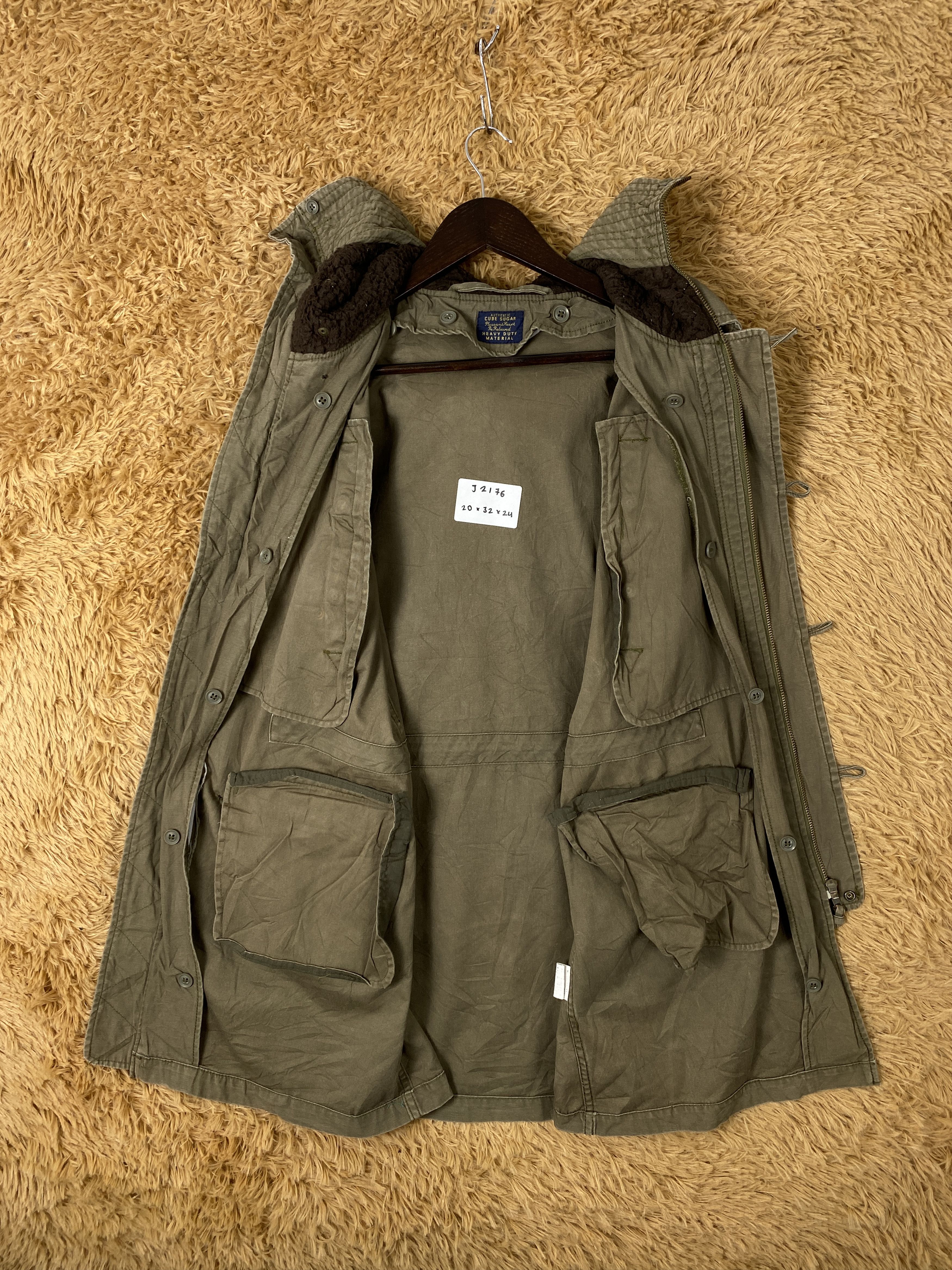 Japanese Brand Vintage Cube Sugary Military Jacket J2176 Size US S / EU 44-46 / 1 - 7 Thumbnail