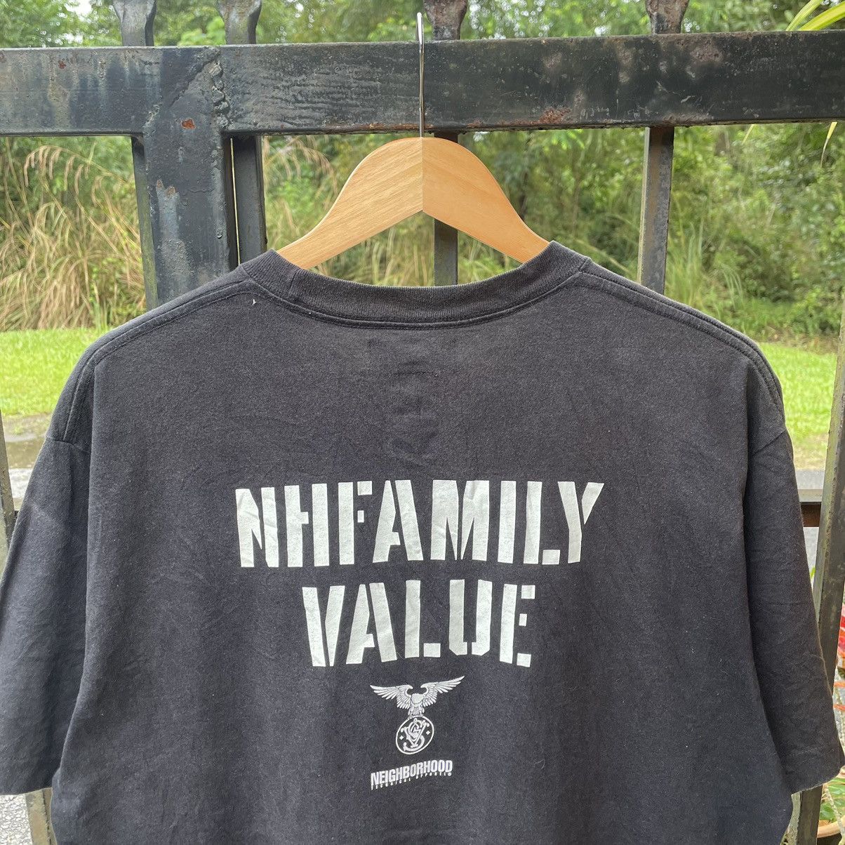 Japanese Brand × Neighborhood × Vintage 🔥🇯🇵Neighborhood X Savage Big Logo Design Sun Faded Tee Size US L / EU 52-54 / 3 - 4 Thumbnail