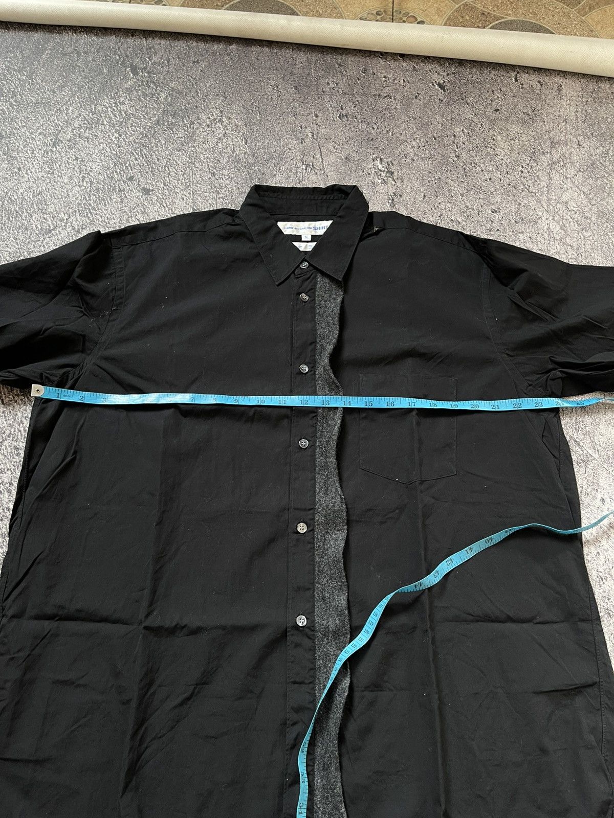 Comme des Garcons COMME DES GARCONS HIDDEN BUTTON SHIRT Size US L / EU 52-54 / 3 - 10 Thumbnail