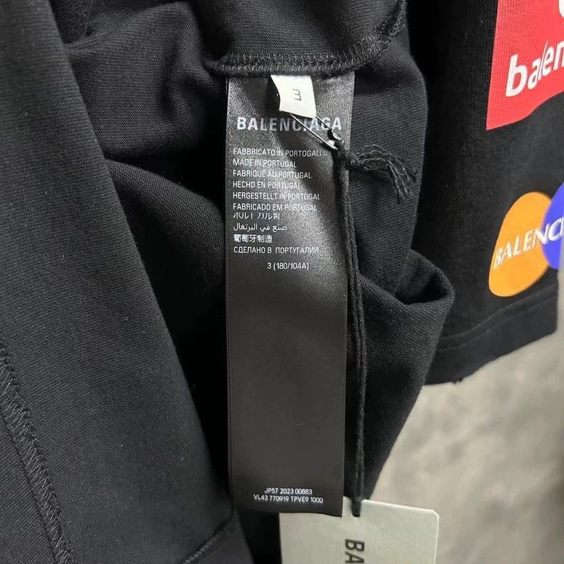 Balenciaga Balenciaga Balenciaga Black Racing Logo Short Sleeve Tee-2 Size US M / EU 48-50 / 2 - 5 Thumbnail