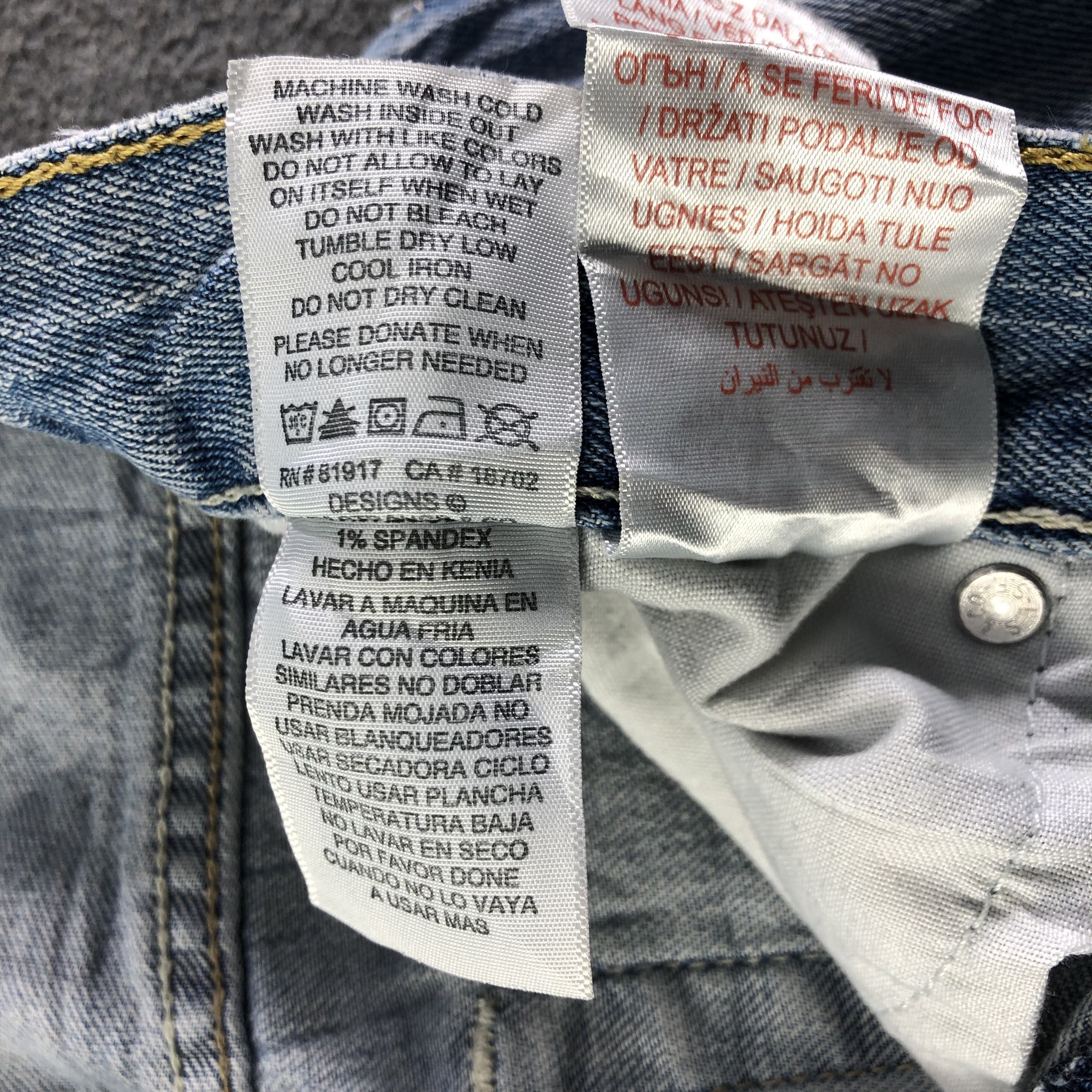 Levi's Vintage Blue Wash Levis 511 Jeans-J3104 Size US 30 / EU 46 - 13 Thumbnail