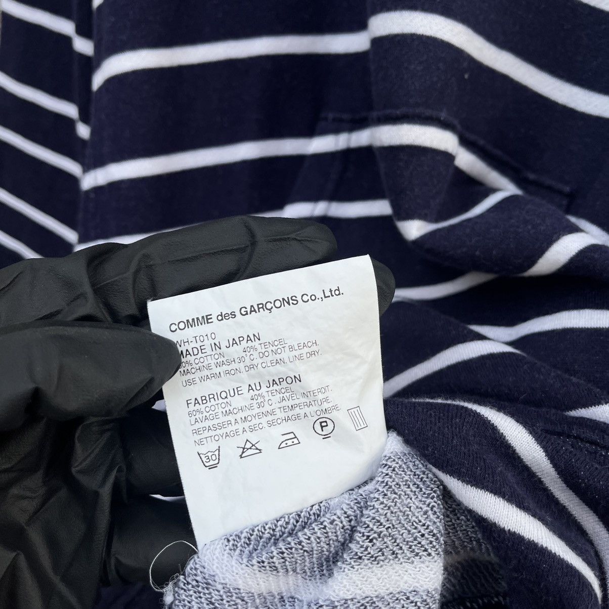 Junya Watanabe × Moncler Comme des garçons stripes hoodie Size US M / EU 48-50 / 2 - 6 Thumbnail