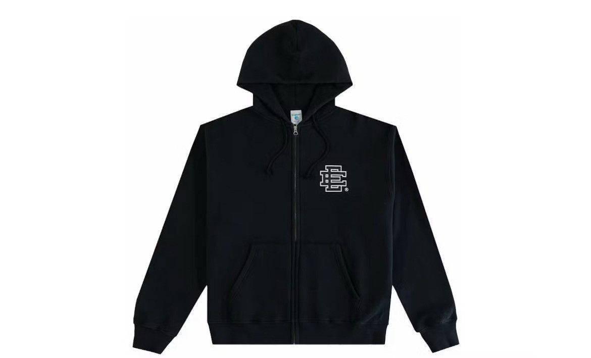 Eric Emanuel Eric Emanuel EE black zip up hoodie sweatshirt XL Size US XL / EU 56 / 4 - 1 Thumbnail