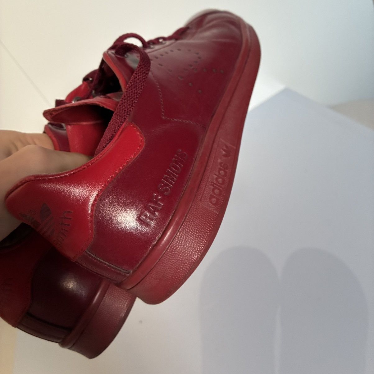 Adidas × Raf Simons Adidas Stan Smith X Raf Simons Tomato Red/Core Black Size US 10 / EU 43 - 10 Thumbnail