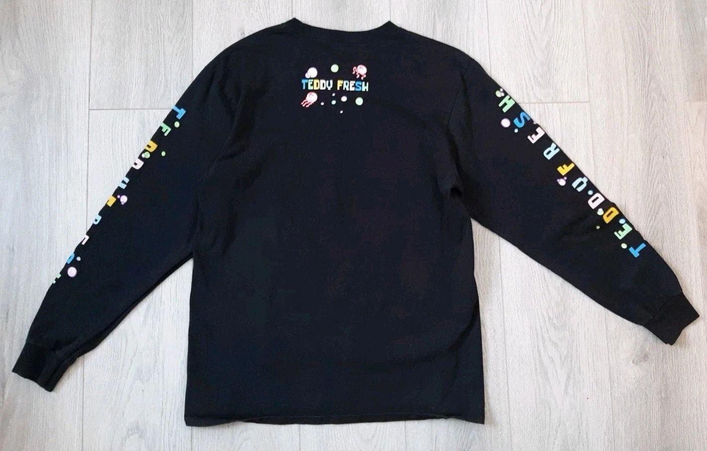 Teddy Fresh Teddy Fresh SpongeBob Squarepants Long Sleeve Black TShirt Size US L / EU 52-54 / 3 - 5 Thumbnail