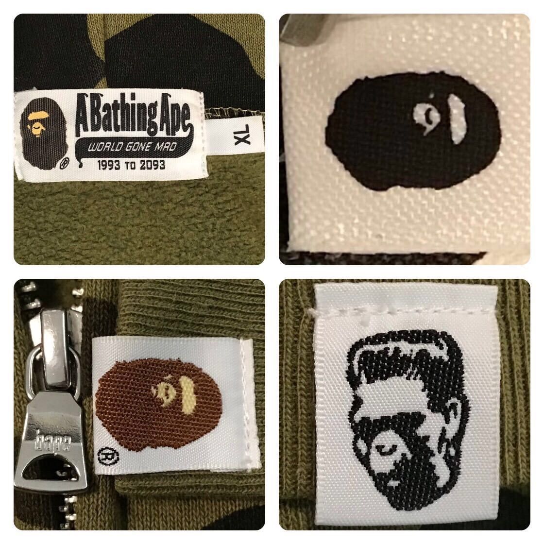Bape BAPE 1st camo green shark full zip hoodie a bathing ape Size US XL / EU 56 / 4 - 7 Thumbnail