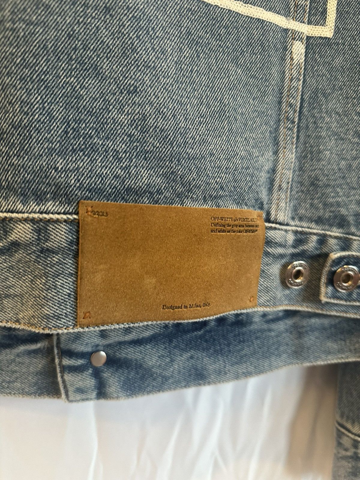 Off-White Off-White Denim Jacket Size US L / EU 52-54 / 3 - 8 Thumbnail