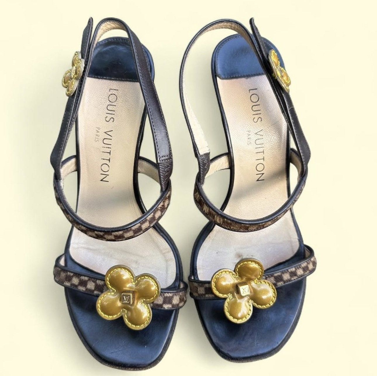 Louis Vuitton Authentic Vintage Louis Vuitton Damier Sauvage Sandals - 4.5 Size US 4.5 / IT 34.5 - 1 Thumbnail