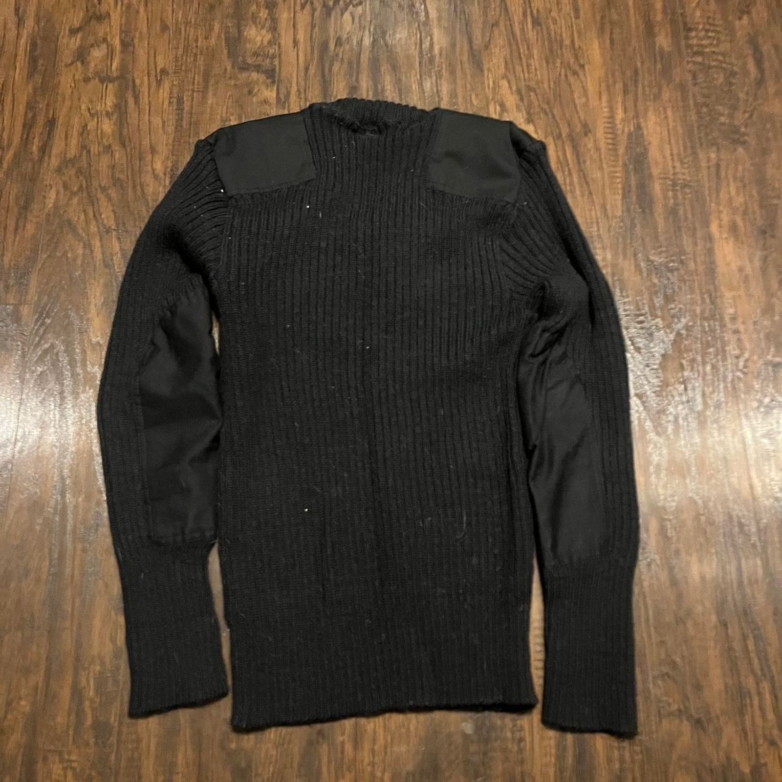 Brigade Vintage Black Brigade Qaurtermasters Wool Sweater Size M / US 6-8 / IT 42-44 - 3 Thumbnail