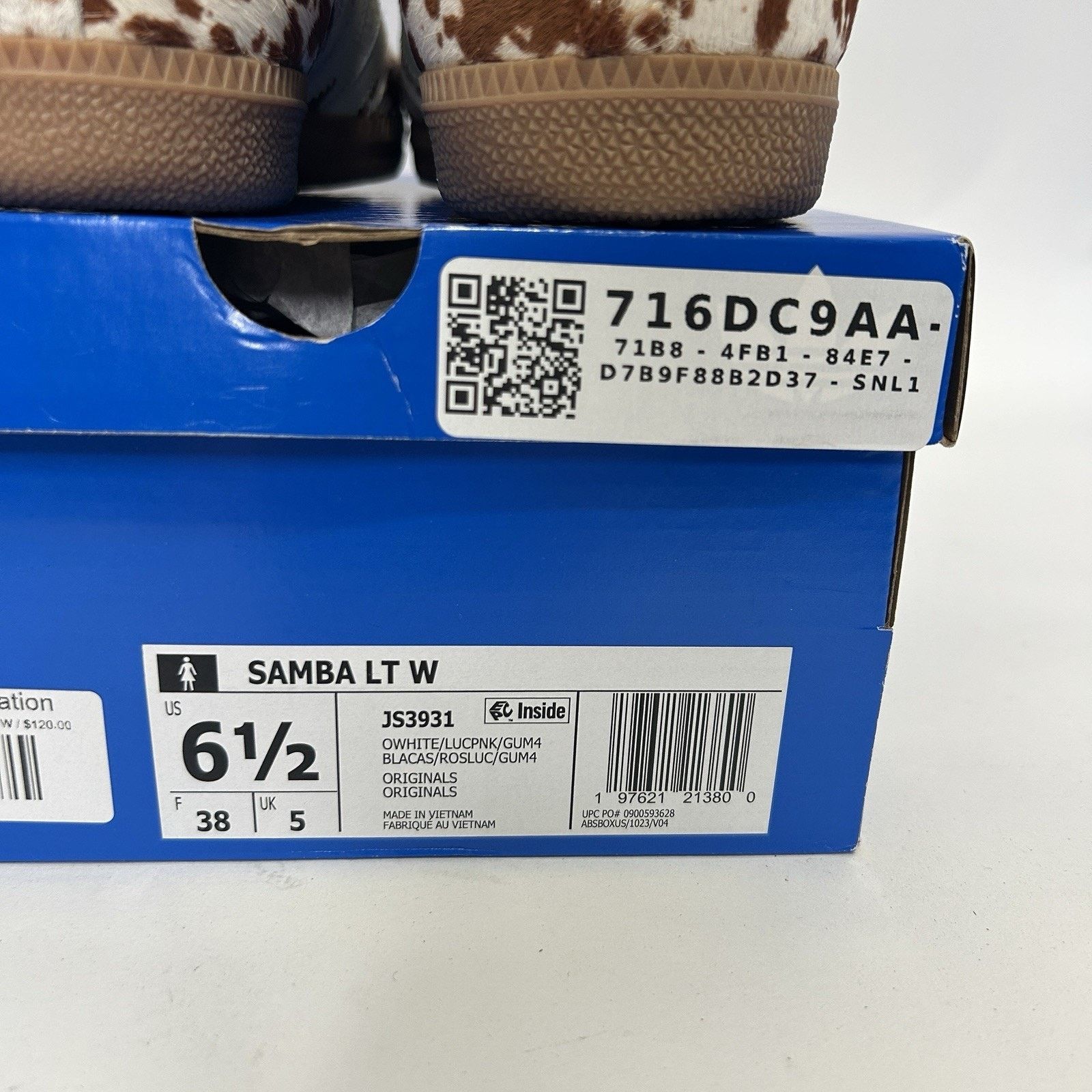 Adidas adidas Women's Samba LT Cow Print Pack “Brown” Size US 6.5 / IT 36.5 - 5 Thumbnail