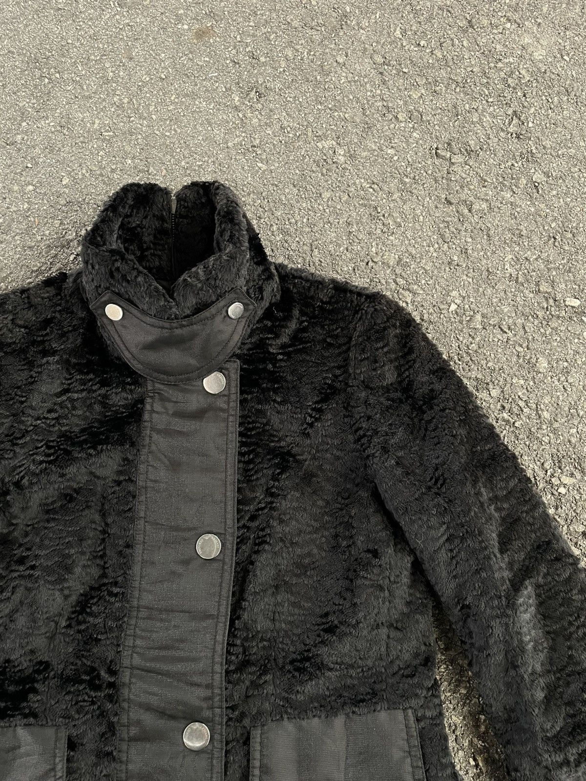Emporio Armani Emporio Armani | Faux Fur Cropped Jacket Size XS / US 0-2 / IT 36-38 - 2 Thumbnail