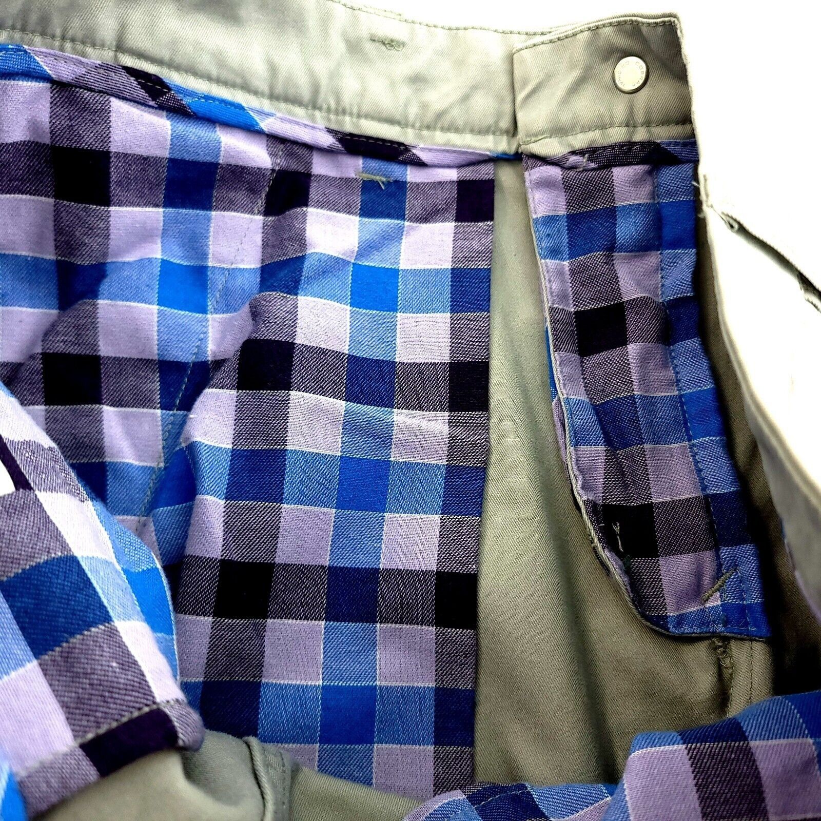 Bonobos Bonobos Straight Fit Cotton Gray Chino Pants Mid Rise 34/34 Size US 34 / EU 50 - 7 Thumbnail
